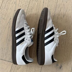 Adidas Samba White Black Sneakers